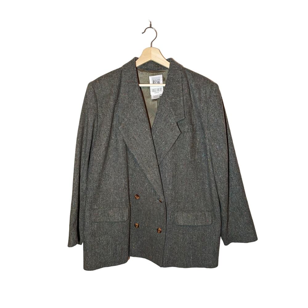 Vintage 80s Double-Breasted Blazer